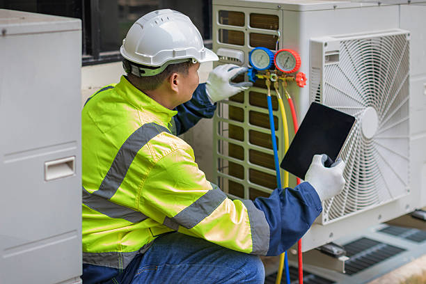 Professional Hvac technician working in Weston, CT